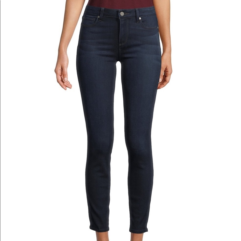 Paige size 30 verdugo ankle jeans in dark blue